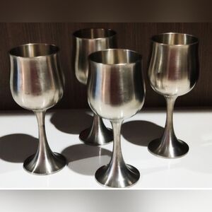 Royal Selangor Pewter Mini Stemware Goblets...50% Off Valentine's Day Deal🎈